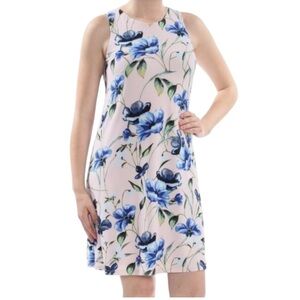 Like New! Lauren Ralph Lauren Floral  Sleeveless Trapeze Dress